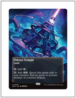 1x Eldrazi Temple 0059, Edge of Eternities Stellar Sights, Magic MTG NM - Image 1