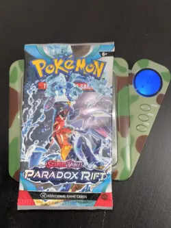 22.4g! HEAVY Paradox Rift Booster Pack Pokemon TCG New From ETB Garchomp Art - Image 1