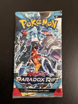 22.4g! HEAVY Paradox Rift Booster Pack Pokemon TCG New From ETB Garchomp Art - Image 2