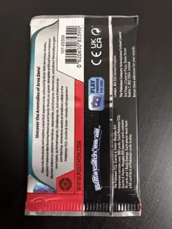22.4g! HEAVY Paradox Rift Booster Pack Pokemon TCG New From ETB Garchomp Art - Image 3