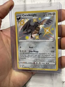 Pokemon Corviknight Shiny Holo Rare Shining Fates: Shiny Vault SV089/SV122 LP - Image 1