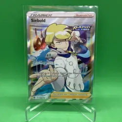 Pokemon Chilling Reign - Siebold - Full Art Trainer NM+/MINT - 198/198 - Image 1