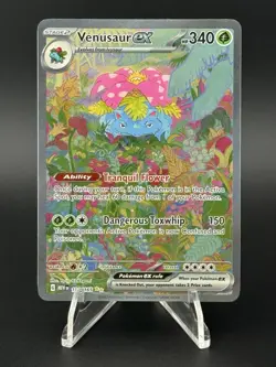 Venusaur ex 198/165 Scarlet & Violet 151 Special Illustration Rare Pokemon Mint - Image 1