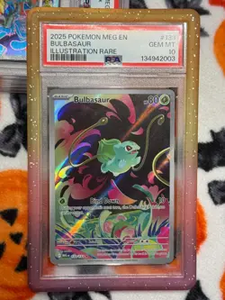 Bulbasaur 133/132 Illustration Rare Meg En-mega Evolution Pokemon PSA 10 - Image 4