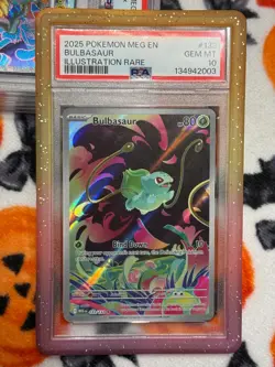 Bulbasaur 133/132 Illustration Rare Meg En-mega Evolution Pokemon PSA 10 - Image 5