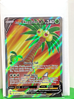 Alolan Exeggutor V (Full Art) 071/078 Pokemon GO Holo Ultra Rare Free Shipping - Image 1
