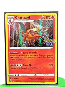 Charizard 010/078 Pokemon GO Holo Rare NM Free Shipping - Image 1