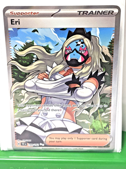 Eri 199/162 SV05: Temporal Forces Holo Full Art Ultra Rare Trainer Pokemon NM - Image 1