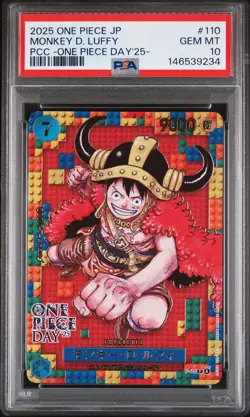 2025 ONE PIECE JPN PREMIUM COLLECTION ONE PIECE DAY'25 MONKEY D LUFFY PSA 10 - Image 1