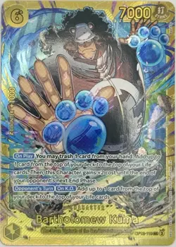 ONE PIECE Bartholomew Kuma OP12-119 SEC Legacy of the Master NM - Image 1