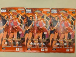 X3 ONE PIECE Heroines EB-03 Lot Sleeved Booster pack English Unopened In-hand - Image 1