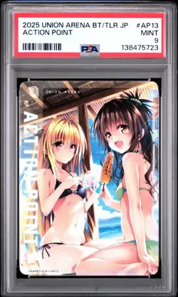 2025 UNION ARENA JPN UA45BT/TLR TO LOVE RU MEMORY OF HEROINES ACTION POINT PSA 9 - Image 1