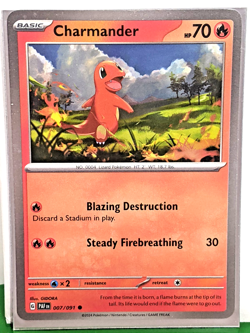 Charmander - (Cosmos Holo) 007/091 Miscellaneous Cards & Products Holo NM - Image 1