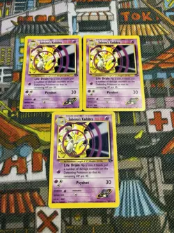 Pokemon Gym Challenge 58/132 Sabrina's Kadabra Pokemon Card (x3) - Set Of 3 💎🔥 - Image 2