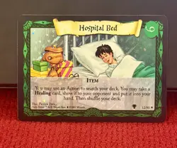 HARRY POTTER TCG QUIDDITCH CUP FOIL RARE CARD #12/80 HOSPITAL BED - Image 1