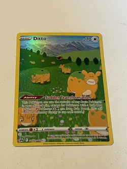 Ditto GG22/GG70 Crown Zenith: Full Art Holo Pokemon Trading Card - Image 1