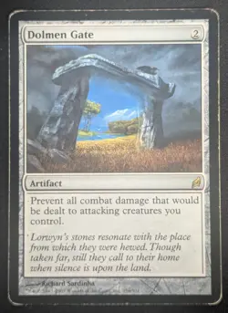MTG Dolmen Gate- DAMAGED -Lorwyn Magic the Gathering Card # 256 - Image 1