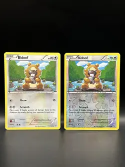 Bidoof 116/160 (Regular & Reverse Holo) - Pokemon Primal Clash Cards - LP/MP - Image 1