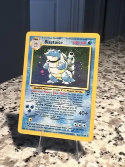 Pokemon TCG Blastoise Holo Unlimited Rare Card 2/130 Base Set 2 - Image 2
