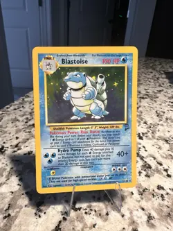 Pokemon TCG Blastoise Holo Unlimited Rare Card 2/130 Base Set 2 - Image 3