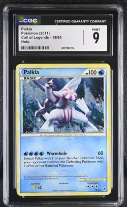 CGC 9 MINT Palkia 2011 Call of Legends 19/95 Holo Pokemon Card - Image 1