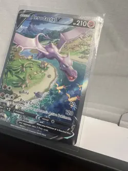 Aerodactyl V 180/196 Lost Origin Alt Art Ultra Rare Pokemon Card NM/M Pack Fresh - Image 2