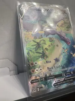 Aerodactyl V 180/196 Lost Origin Alt Art Ultra Rare Pokemon Card NM/M Pack Fresh - Image 4