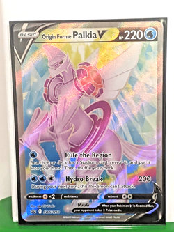 Origin Forme Palkia V SWSH253 SWSH: Sword & Shield Cards Holo Black Star Promo - Image 1