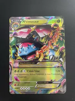Pokemon M Venusaur EX TCG Ultra Rare Holo Card 2/146 XY Base Set - Image 1