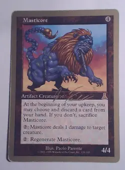 Masticore Urza's Destiny World Championships Brussells 2000 LP FREE SHIPPING - Image 1