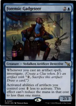 Forensic Gadgeteer R Murders at Karlov Manor 57 NM MTG x1 - Image 1