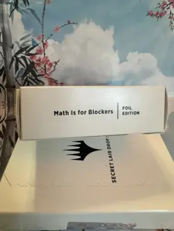 MTG SECRET LAIR MATH IS FOR BLOCKERS FOIL EDITION SEALED - Image 1