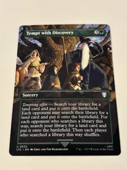 MTG Tempt with Discovery #0532 Borderless Lord of the Rings - Image 1