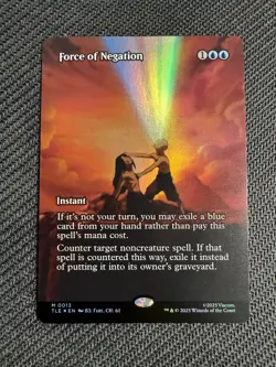 Force of Negation (Borderless) Avatar: The Last Airbender: Eternal-Legal Foil - Image 1