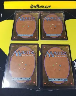 Serra Angel X4 PLAYSET - Unlimited Edition NM-Mint SIGNED! Vintage MtG Magic - Image 2