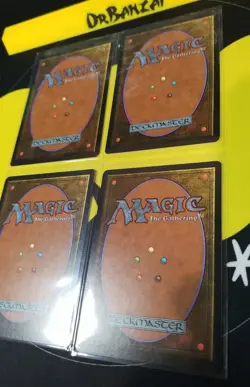 Serra Angel X4 PLAYSET - Unlimited Edition NM-Mint SIGNED! Vintage MtG Magic - Image 4