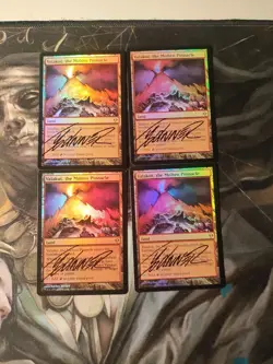 Valakut, the Molten Pinnacle Zendikar Foil 4X SIGNED - Image 1