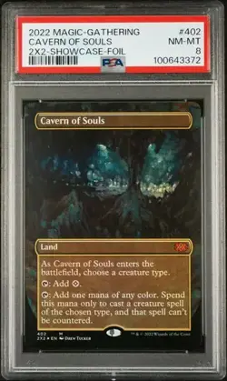2022 MAGIC THE GATHERING DOUBLE MASTERS 2022 402 CAVERN OF SOULS SHOWCASE-FOIL - Image 1