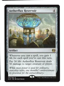 Magic the Gathering - Aetherflux Reservoir - Kaladesh - Regular - NM - 192 - mtg - Image 1