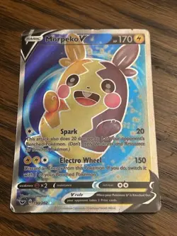 Pokemon Morpeko V 190/202 Sword & Shield Base Full Art Ultra Rare Holo - MP - Image 1