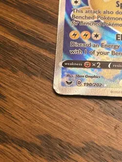 Pokemon Morpeko V 190/202 Sword & Shield Base Full Art Ultra Rare Holo - MP - Image 3