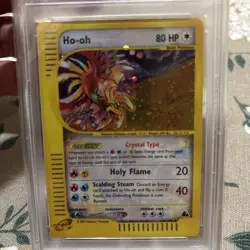 PSA 9 Crystal Ho-Oh Holo 2003 Pokemon Skyridge #149 - Image 5