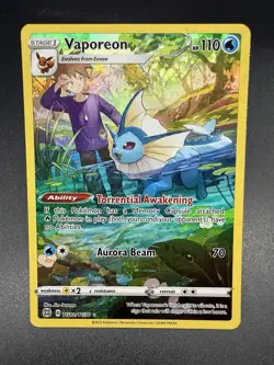 Vaporeon TG02/TG30 Ultra Rare Brilliant Stars Trainer Gallery Holo Pokemon NM/MT - Image 1