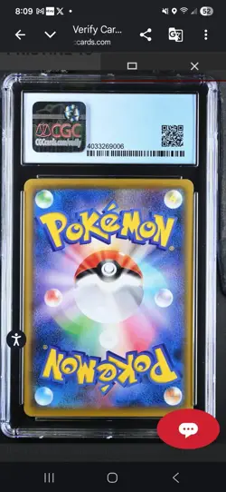 2021 Pokemon Japanese Pikachu Full Art Stamp Promo 227/S-P cgc 10 - Image 2