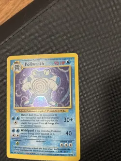 [LP] Poliwrath 13/102 Holo 1999 Base Set Unlimited Pokemon TCG WOTC Vintage - Image 2