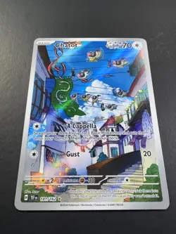Pokemon: Chatot Illustration Rare IR Full Art Holo 181/162 Temporal Forces - Image 2