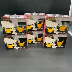 Lot of (6) Pokemon Celebrations Collector Chest Sealed - Image 2