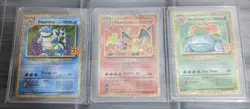 Pokemon INDONESIA Charizard Blastoise Venusaur Promo 25th Anniversary US SELLER - Image 1