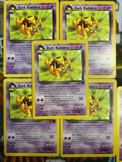 Heavily Played Dark Kadabra - 39/82 - Uncommon - Pokemon Team Rocket (x6) 💎🔥 - Image 3