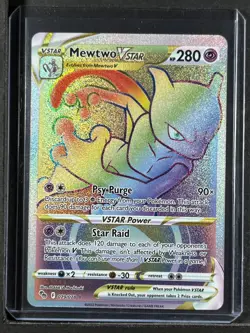 Mewtwo VSTAR (79) (Secret) #079/078 Pokemon GO 250001 - Image 1